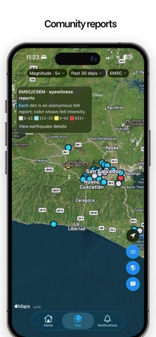 QuakeSight: Earthquakes Screenshot 5 of 7