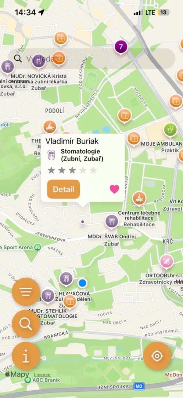 Screenshot #1 pour Atlas doktorů