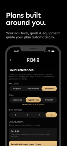Remix Training: Smart Workouts Screenshot 6 of 8