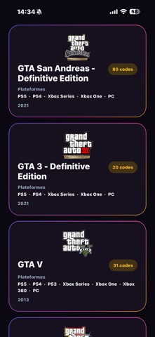 Cheat Codes For GTA Screenshot 1 of 2