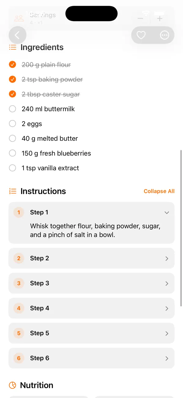 Screenshot #3 pour Mealie - Recipe & Meal Planner