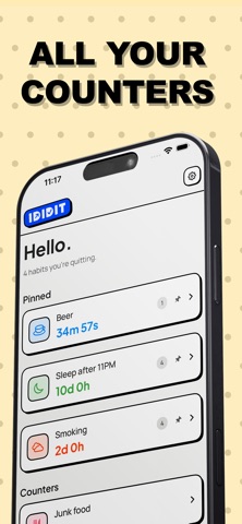 IDIDIT: Quit Habit Tracker screenshot