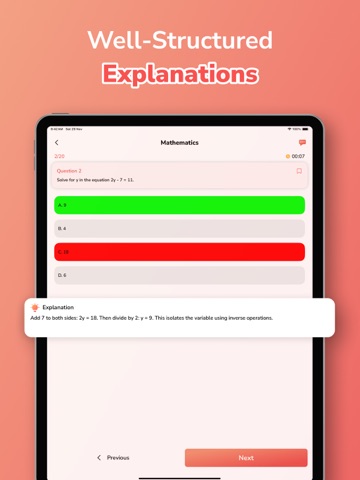 ATI TEAS Practice Prep Test iPad screenshot