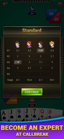 Classic Callbreak Card Game iPhone screenshot