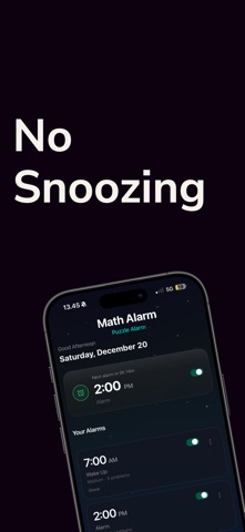 Aamu - Math & Puzzle Alarm Screenshot 1 of 5