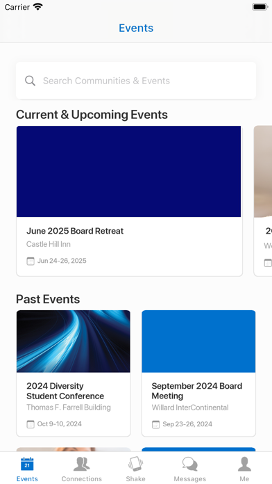 DE Meetings Screenshot