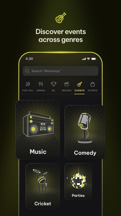 District: Movies Events Dining Screenshot