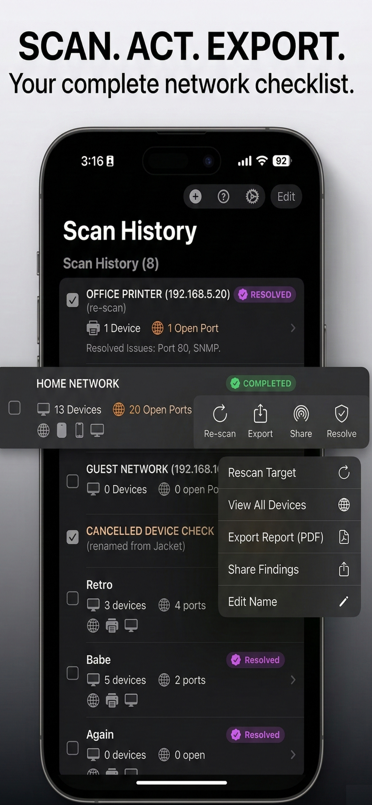 Crios: Network IP Port Scanner