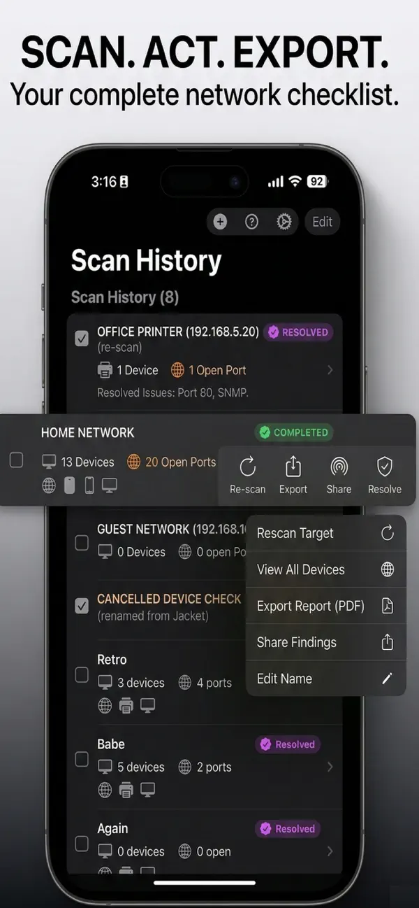 Screenshot #3 pour Crios: Scanner Port et IP