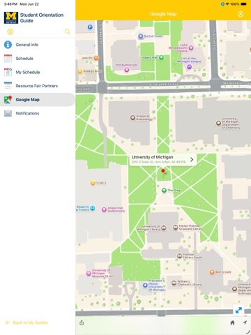 Go Blue Guides iPad screenshot