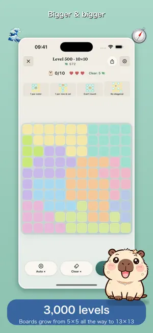 CapySudoku: No Ads Puzzle screenshot 3