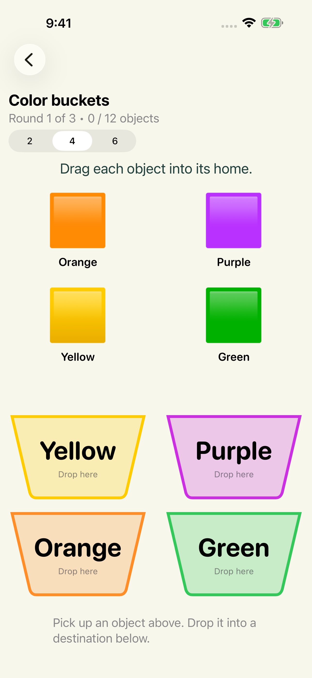 Screenshot 1 of BabySteps: Learn & Play