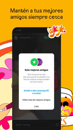 Captura de pantalla de Instagram en iPhone 7