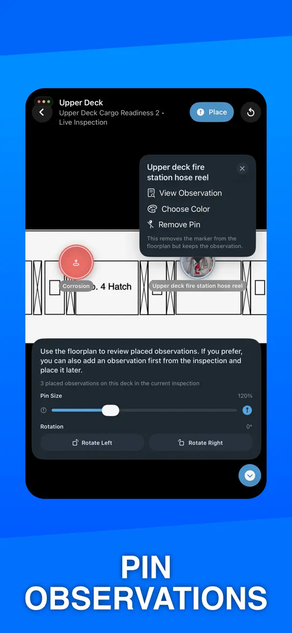 Screenshot #2 pour DeckPin: Ship Inspections