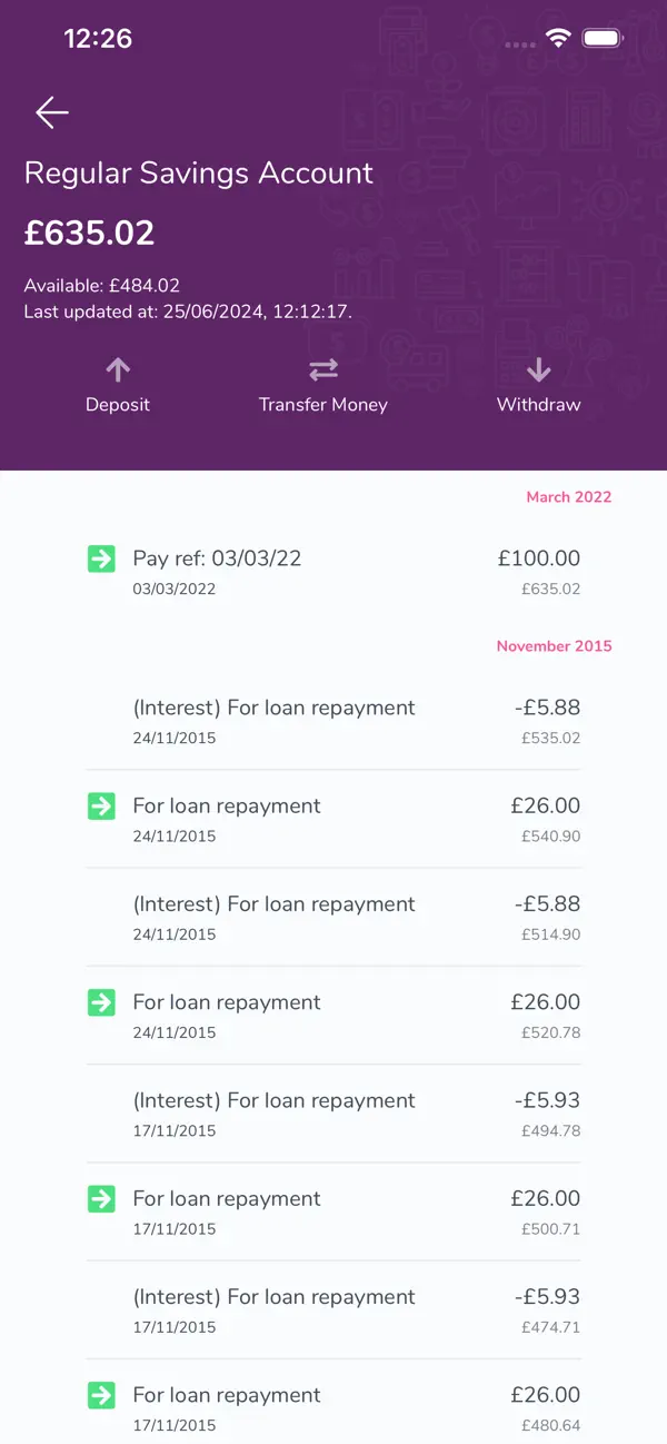 Screenshot #2 pour Derbyshire Community Bank