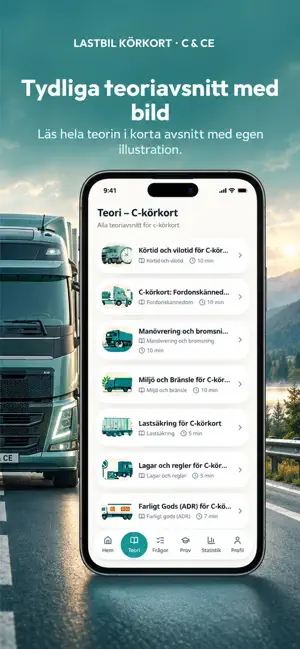 Körkort C & CE screenshot 2