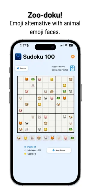 Sudoku 100 screenshot 2
