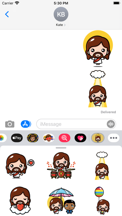 Screenshot #1 pour I Love Jesus Stickers