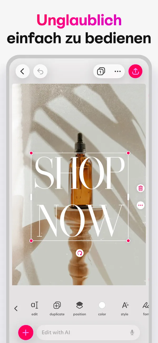 Bazaart: KI-Foto-Video-Editor iPhone App Screenshot 9 – Foto & Video