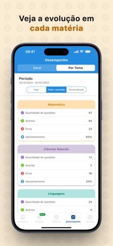 Enem 2026 Questões e Simulados screenshot