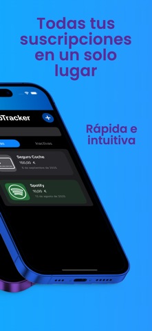 SubTracker screenshot