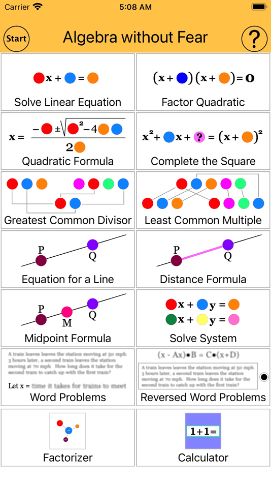 #1. Algebra without Fear (iOS) 由: Kal-El Software