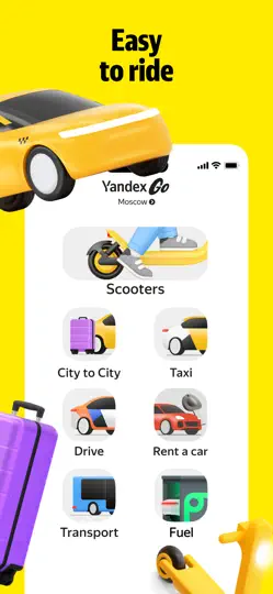 Yandex Go: Şehrindeki Taksi iPhone Ekran Görüntüsü 3