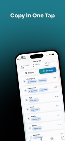 Hashtag Genius: AI Generator screenshot