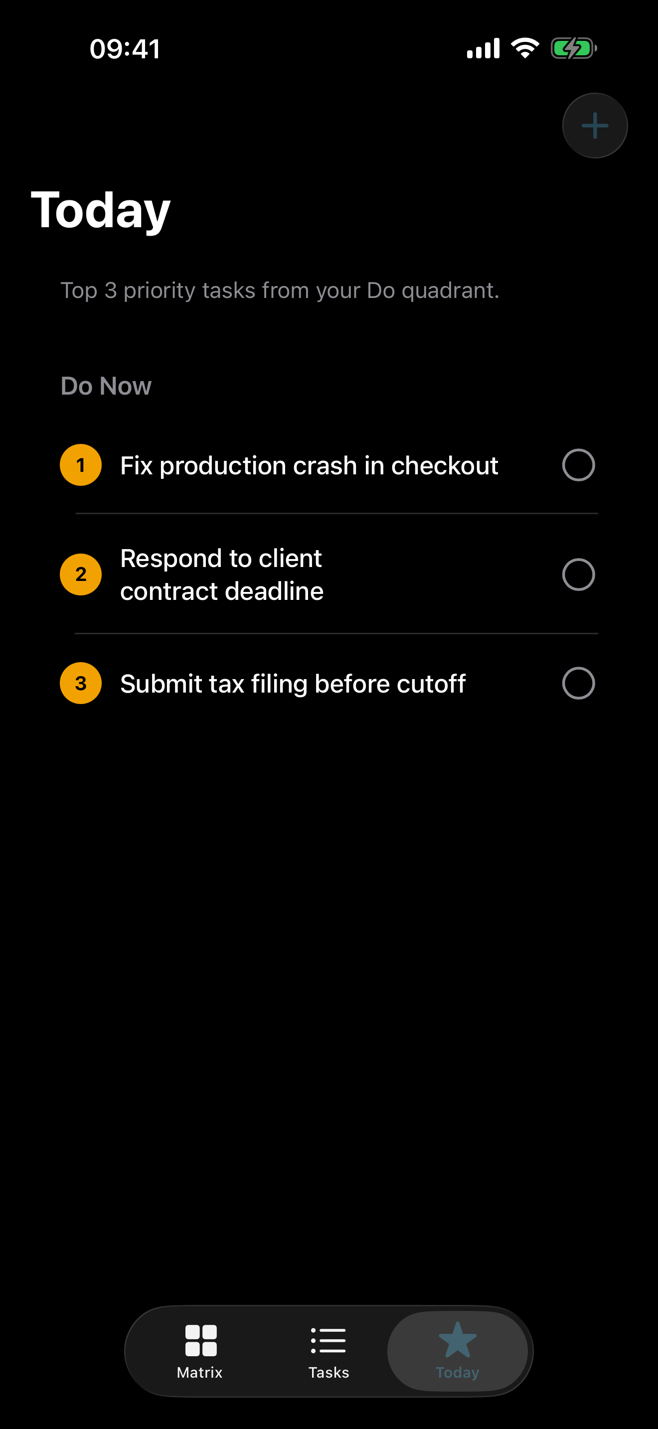 Plinth Priority Matrix screenshot 3