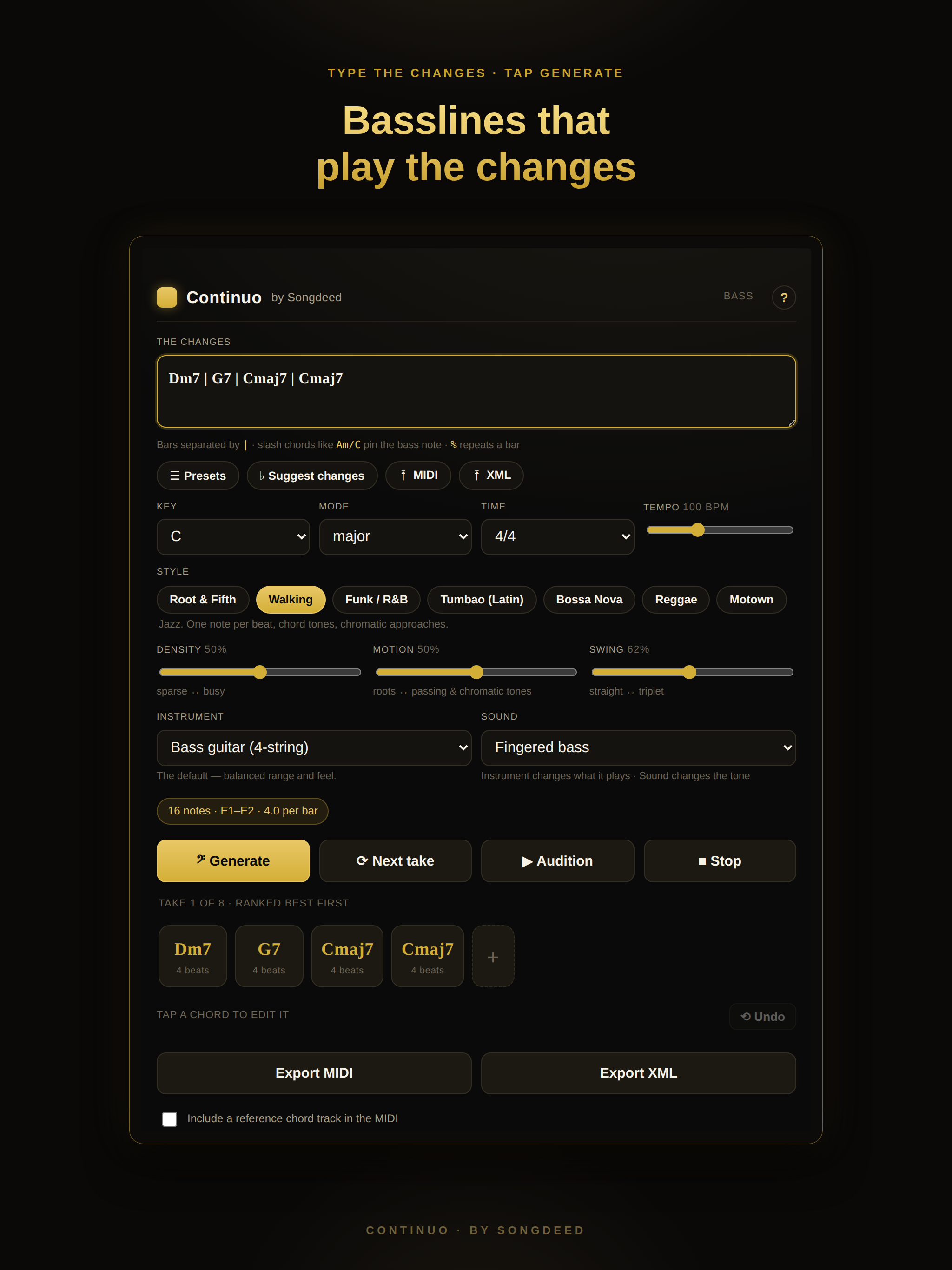 Continuo: Bassline Maker screenshot 9