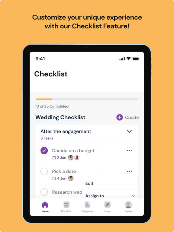 Ahavaplan iPad screenshot 2 - Productivity app