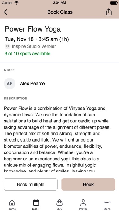 Inspire Studio Verbier screenshot