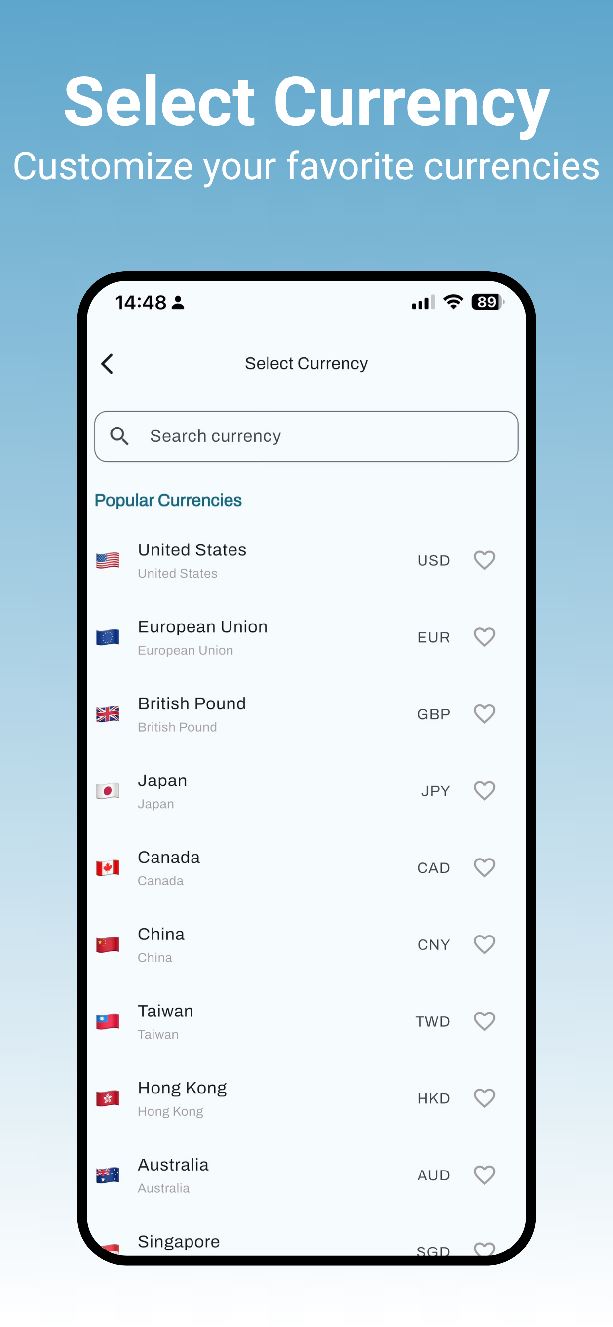Trarrency - Currency Assistant