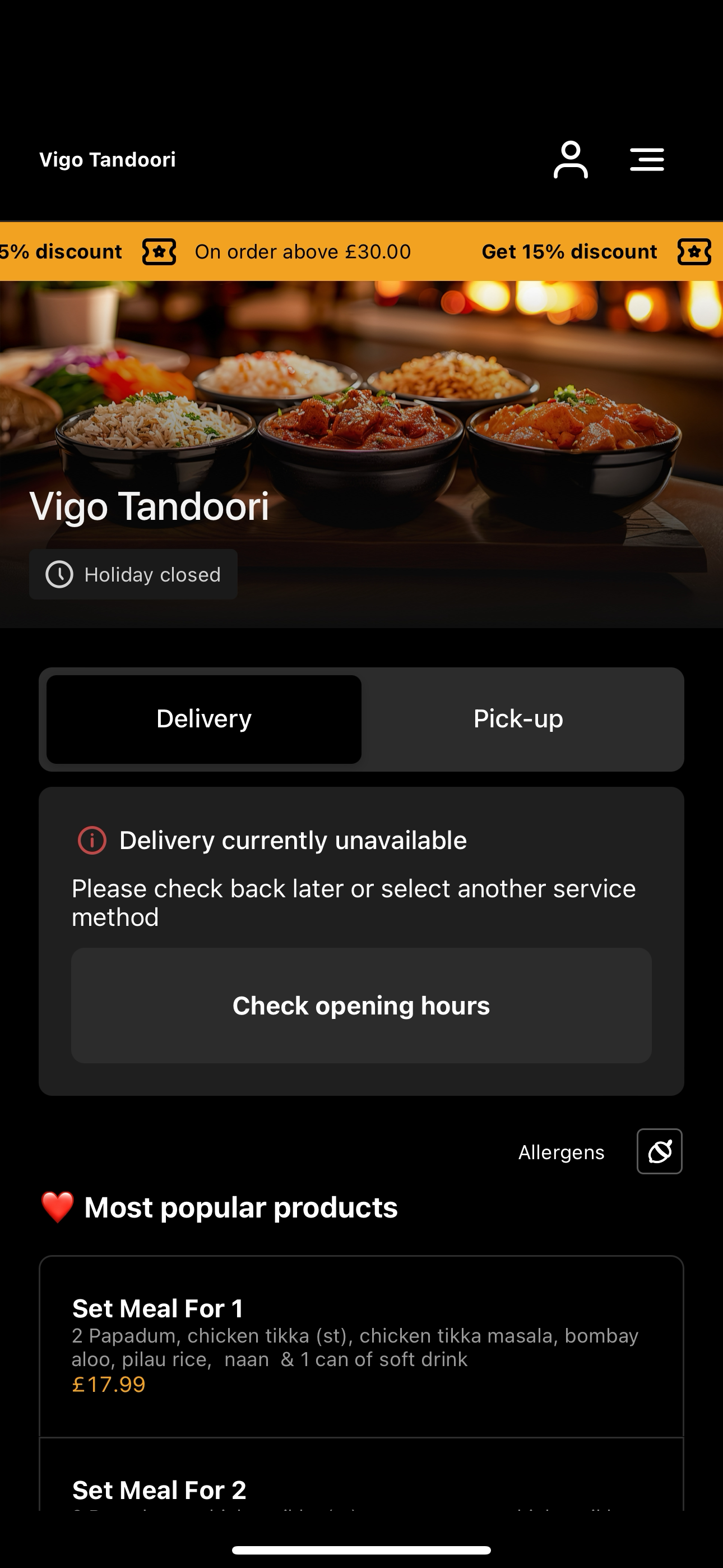 Vigo Tandoori screenshot 3
