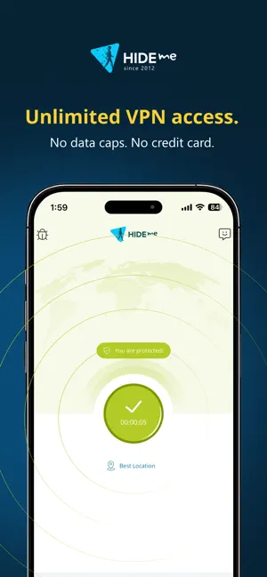 hide.me VPN screenshot 1