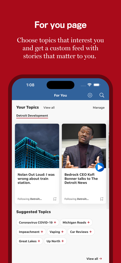 The Detroit News: Local News 的 App Store 截图 2