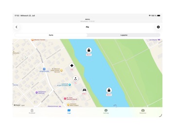 DLRG Einsatzboard iPad screenshot