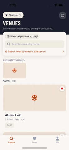 Onside iPhone screenshot
