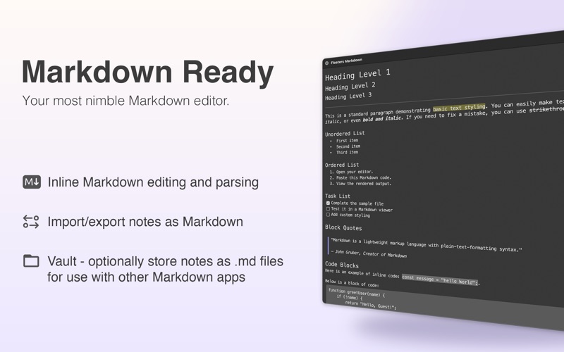 Floaters: Scratchpad & Notes screenshot