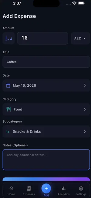 My Money - An Expense Tracker screenshot 2