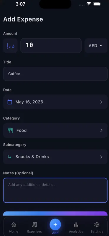My Money - An Expense Tracker screenshot 2 of 6