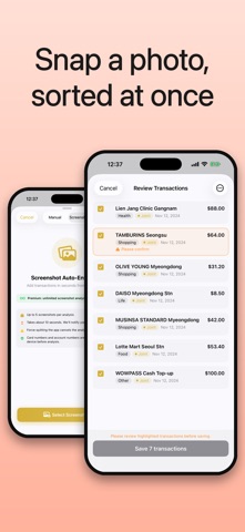 WeSpend - Snap or chat to log Screenshot 1 of 6