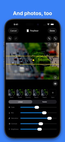 TinyDoor: Tilt Shift Editor Screenshot 4 of 9