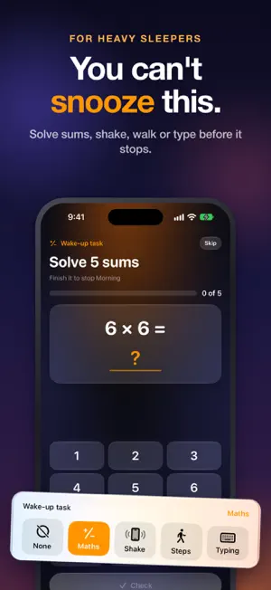 Mornova: Alarm Clock & Sounds screenshot 2