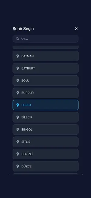 Namaz Vakitleri - Türkiye screenshot 1