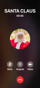 Santa Claus Calls You゜ screenshot #1 for iPhone