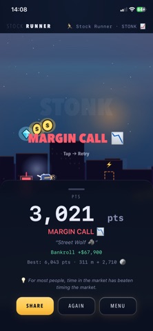 Stock Runner iPhone screenshot