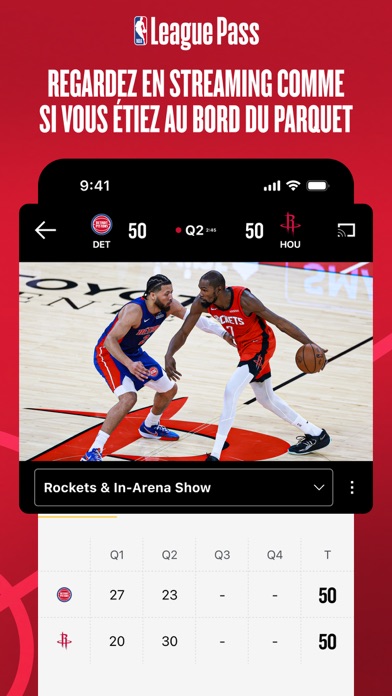 Screenshot #3 pour NBA Officiel : basket en live