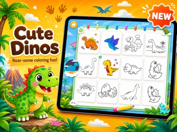 Kid Coloring Book Doodle Buddy iPad screenshot