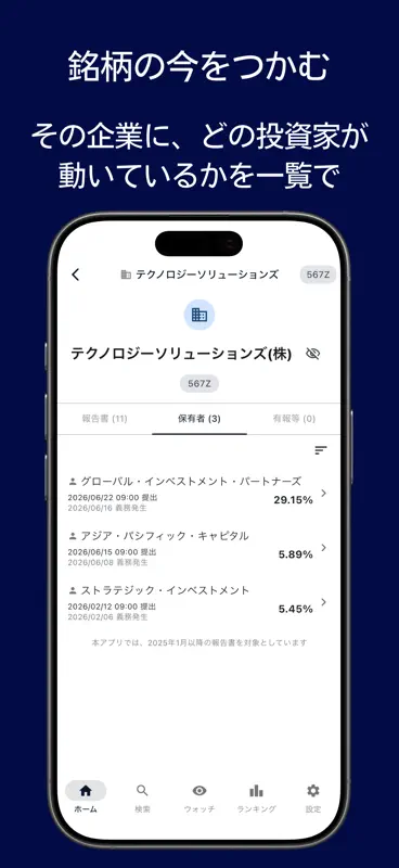 アクティビストウォッチャー screenshot 6 of 7